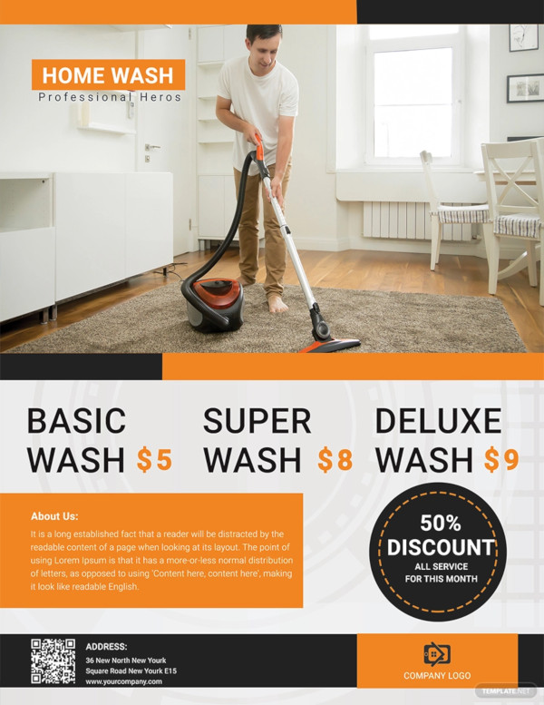 free cleaning service flyer template