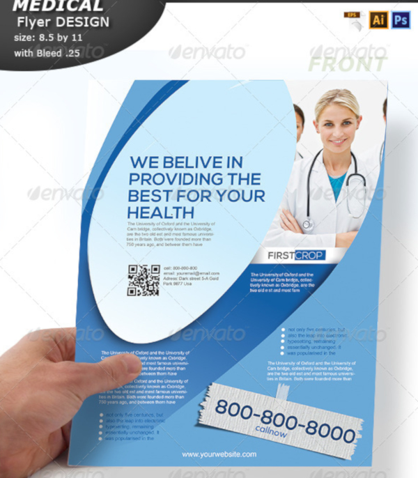 Simple Medical Flyer Design