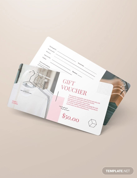 simple thank you voucher template